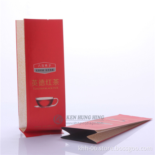 Hot Sale Customize Printed Gusset Kraft paper Tea Bags